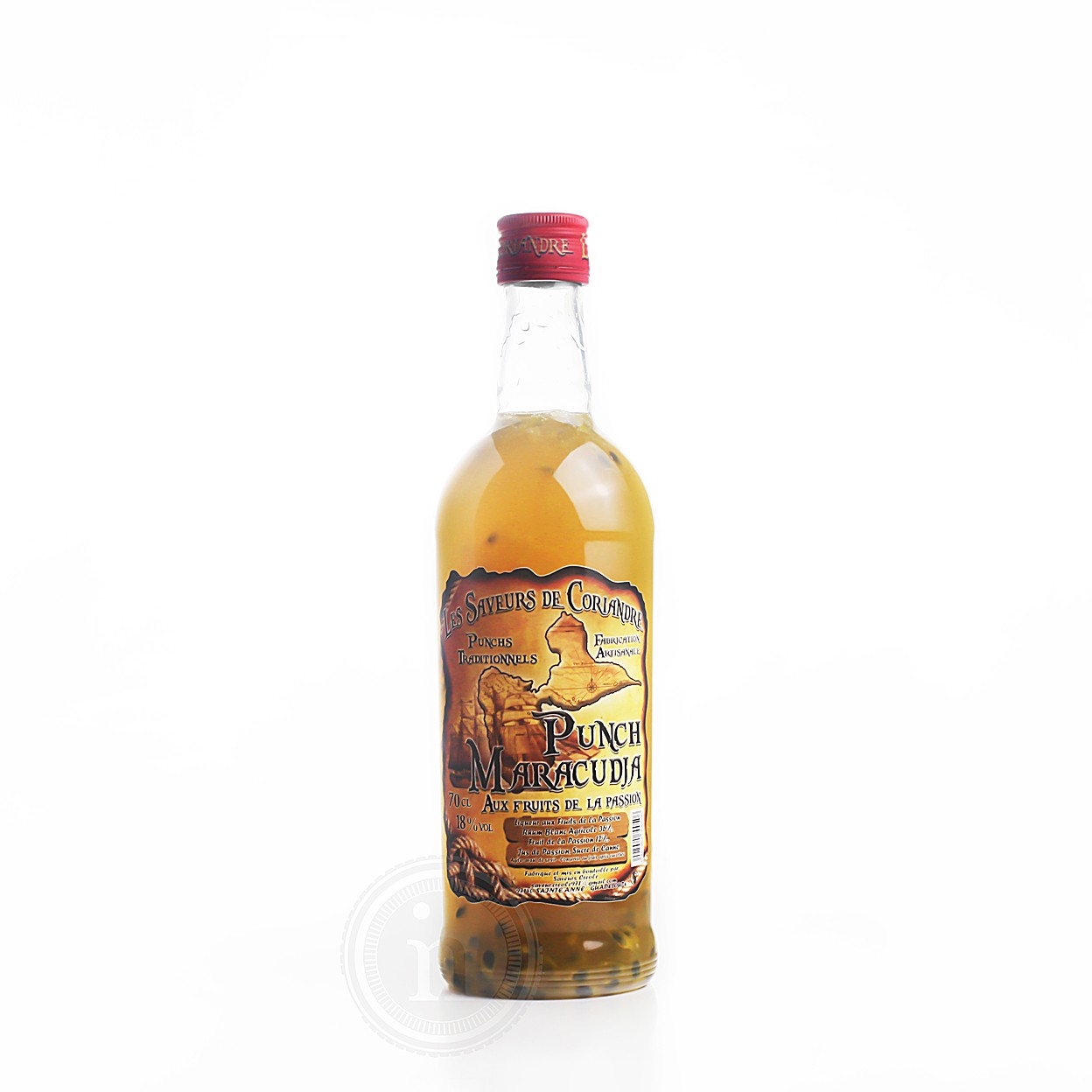 Rhum SAVEURS DE CORIANDRE Punch Bois Bandé au Rhum 1L - Christian